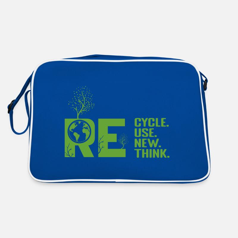 ReRecycler Réutiliser Repenser Repenser Sac Retro