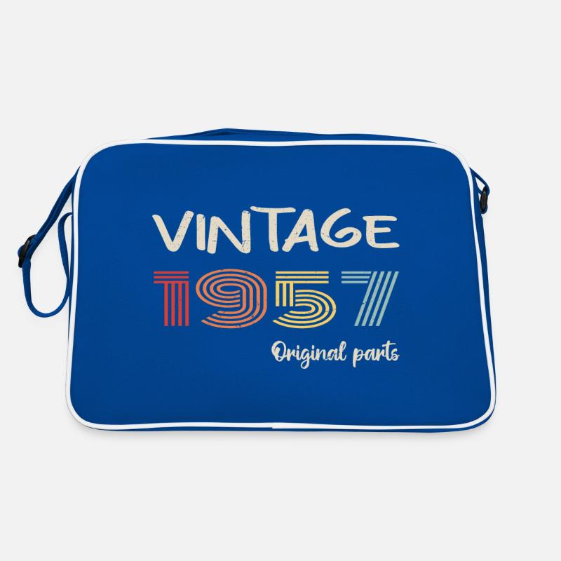 Original 1957 Vintage | Geburtstagsgeschenk 1957 Retro Tasche