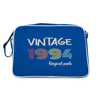 Original 1994 Vintage | Geburtstagsgeschenk 1994 - Retro Tasche - Blau/Weiß - Hinten