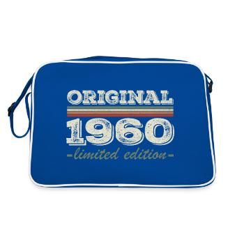 Légende depuis 1960 Né en 1960 Anniversaire 1960 - Sac Retro - bleu/blanc - Dos