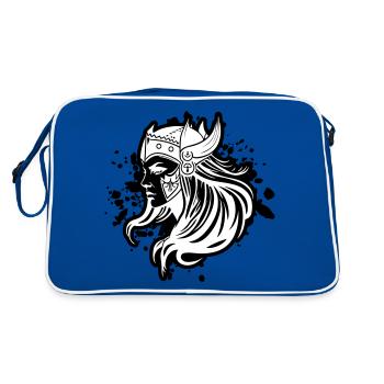 Viking Femme Guerrière Viking - Sac Retro - bleu/blanc - Dos