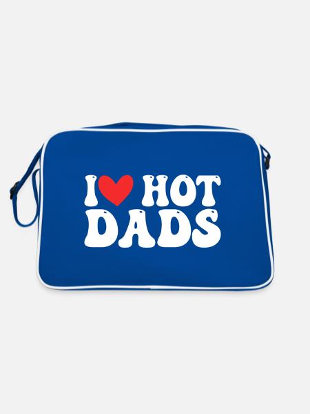 L’amour de papa chaud - Sac Retro - bleu/blanc - Dos