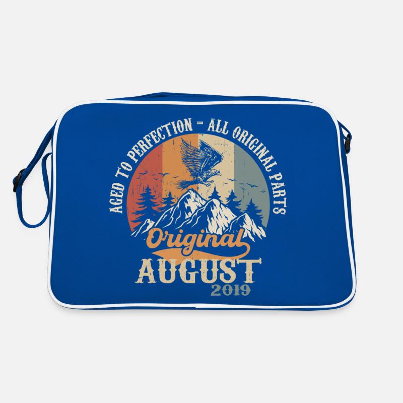 August 2019 Vintage Retro Geburtstag Geschenk 2019 Retro Tasche