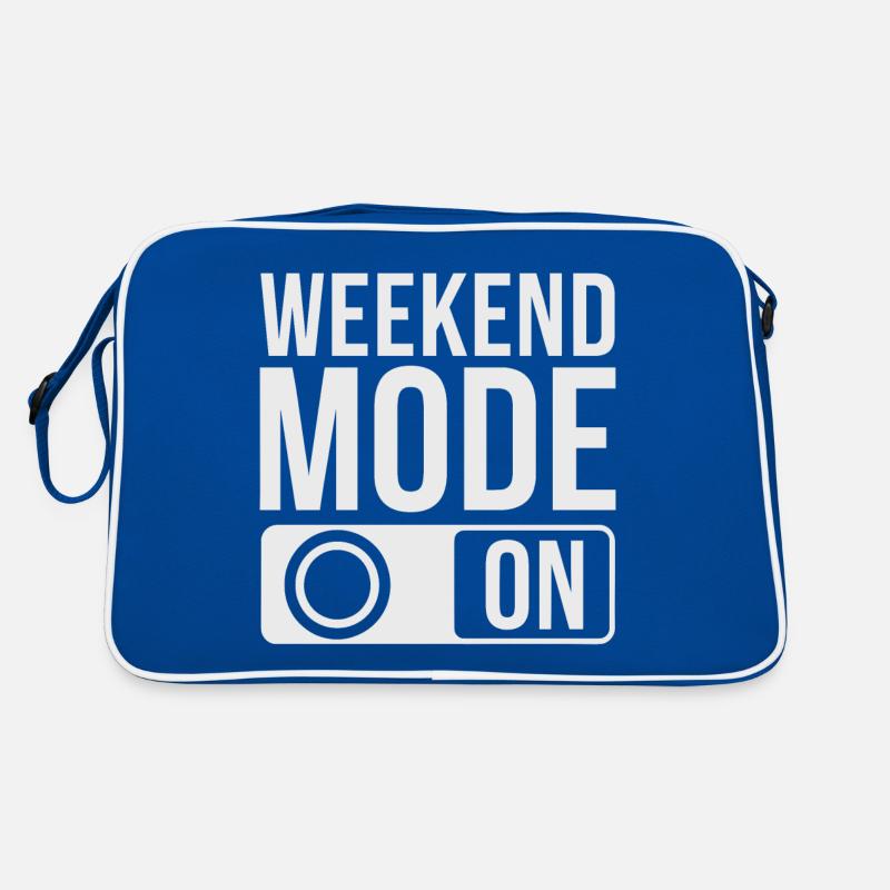Weekend Mode On Retro Tasche