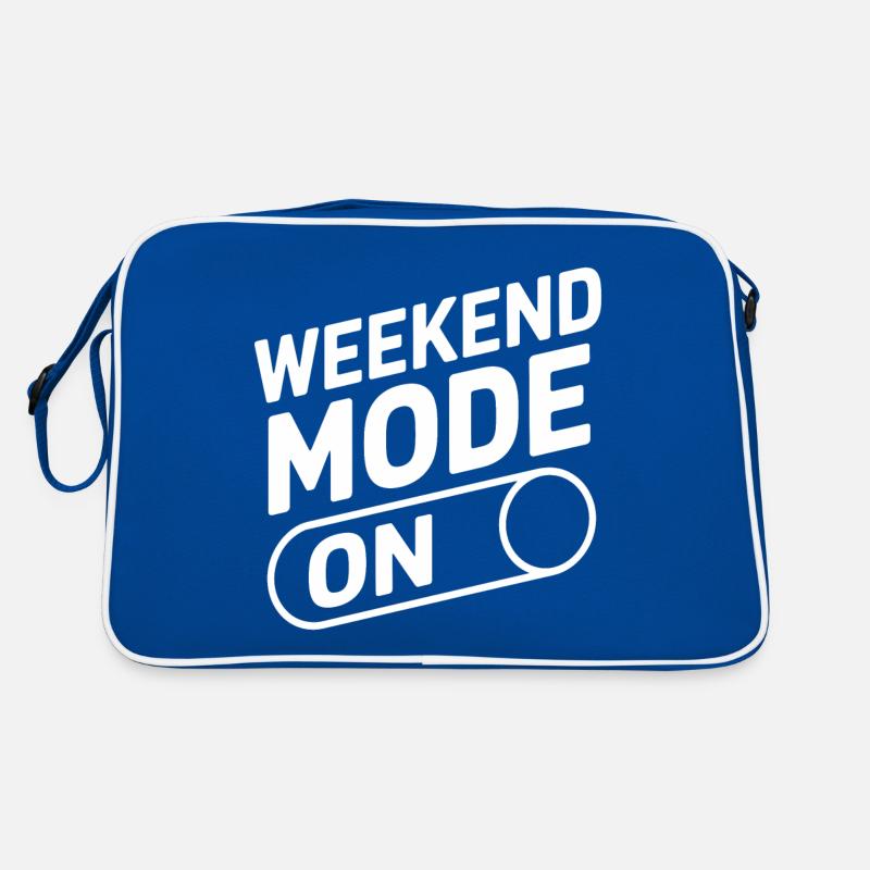 Weekend Mode On Retro Tasche