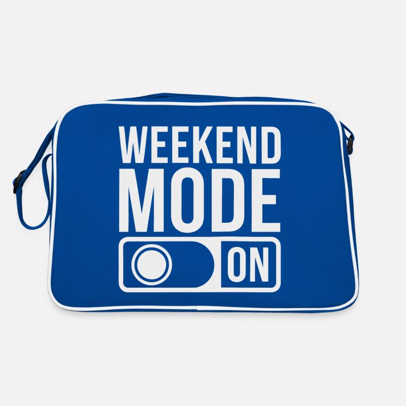 Weekend Mode On Retro Tasche