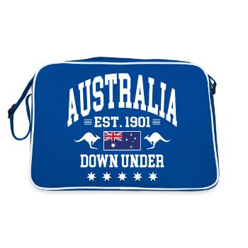 Australie - Sac Retro - bleu/blanc - Dos