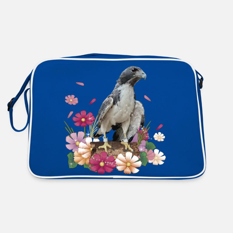 Falke - Retro Tasche - Blau/Weiß