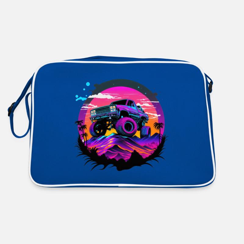 Monster Truck Synthwave Sac Retro