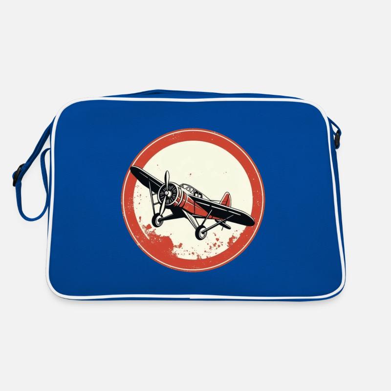 Flugzeug Retro Propeller Retro Tasche