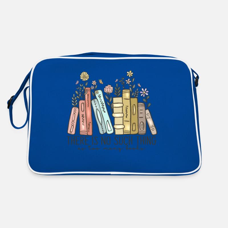 Buch Spruch Leserate Bücherwurm Retro Tasche