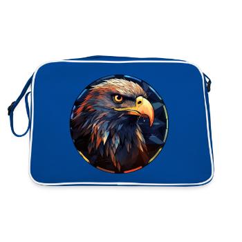 Eagle - Retro Bag - blue/white - Back