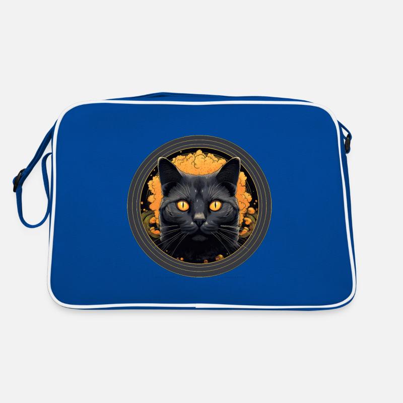 Chartreux Katze Retro Tasche
