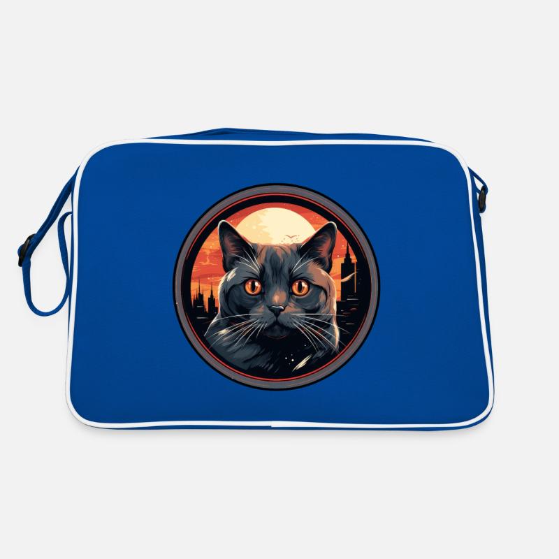 Chartreux Cat Retro Bag