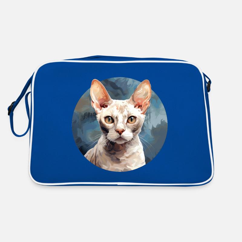 Devon Rex Katze Retro Tasche
