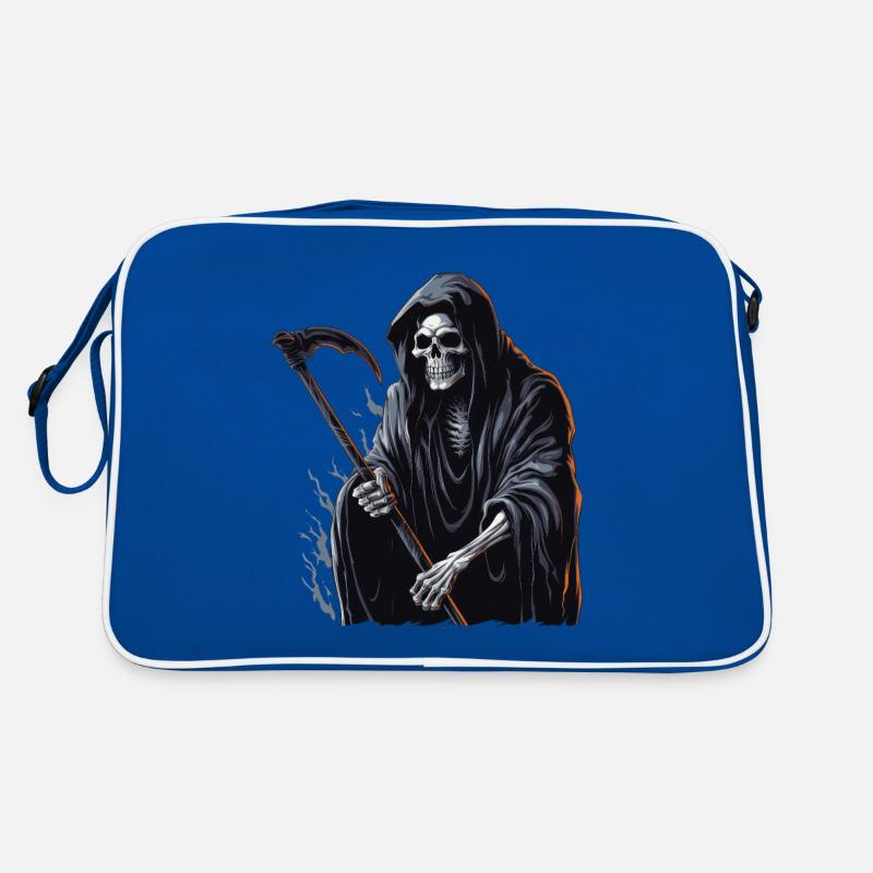 Halloween Sensenmann Retro Tasche
