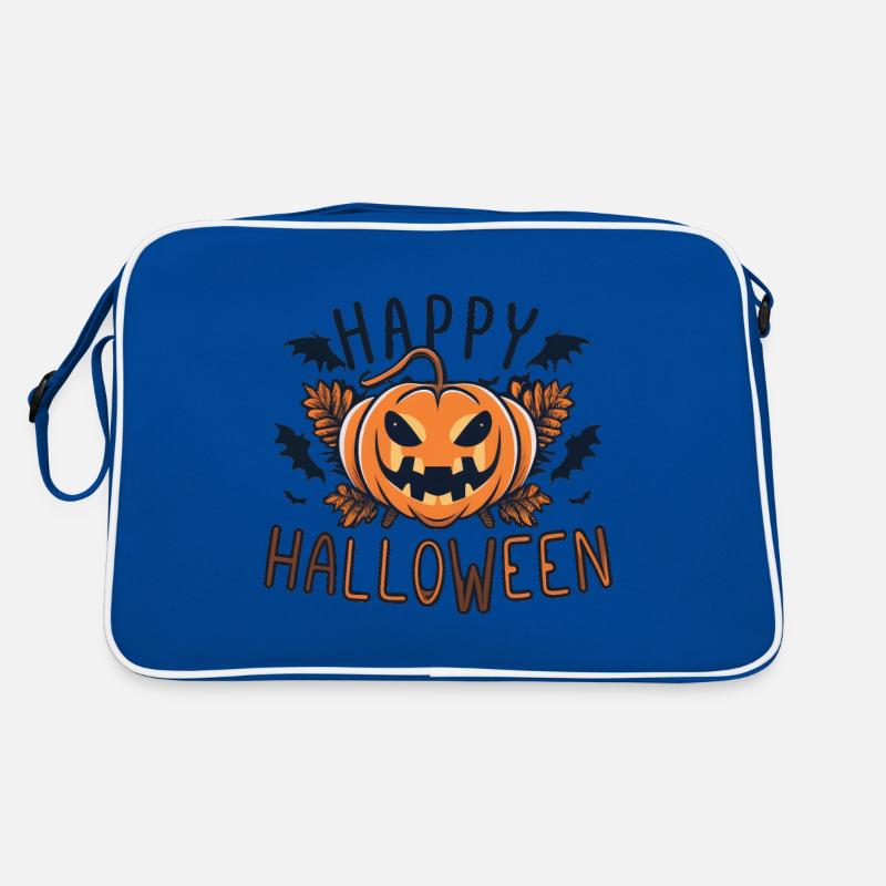Happy Halloween Pumpkin Retro Tasche