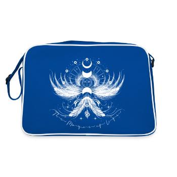 La magie de la vie - Sac Retro - bleu/blanc - Dos