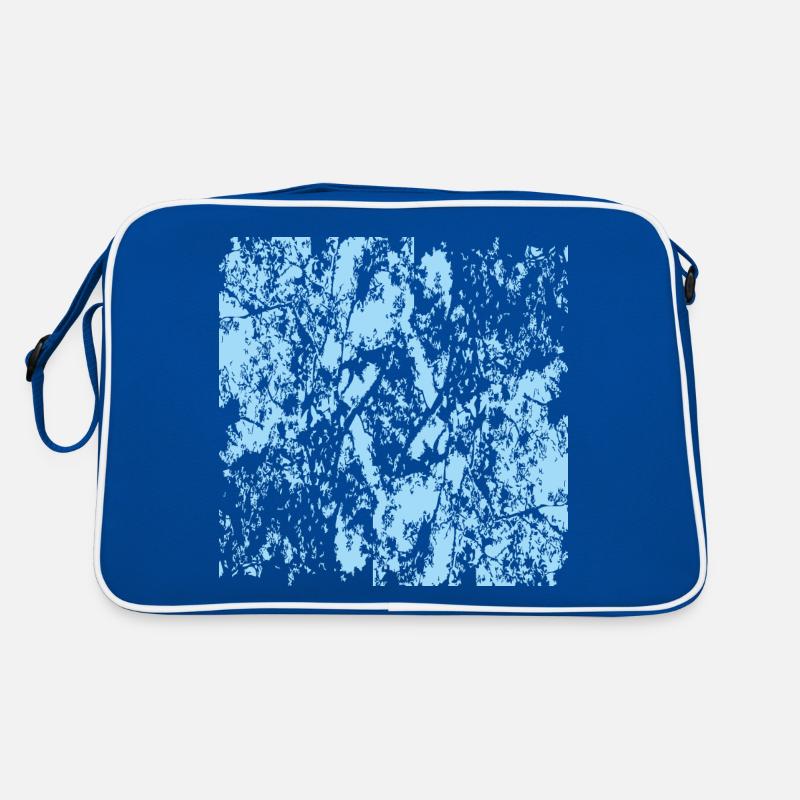 Abstrakter blauer Hintergrund Retro Tasche