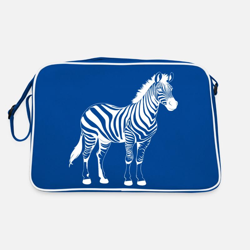 Zebra white Retro Bag