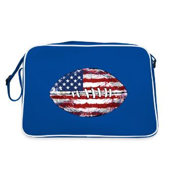 American Football United States Flag - Retro Bag - blue/white - Back