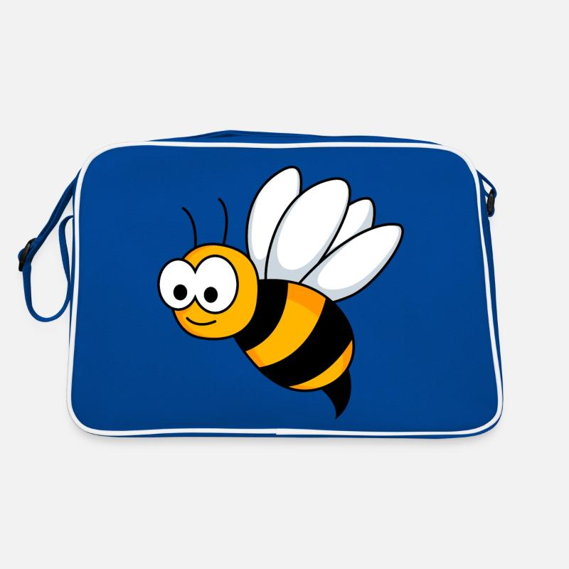Honigbiene Comic Tier Retro Tasche