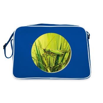 Sauterelle - Sac Retro - bleu/blanc - Dos