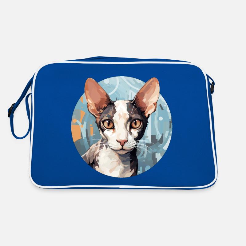 Cornish Rex Cat Sac Retro
