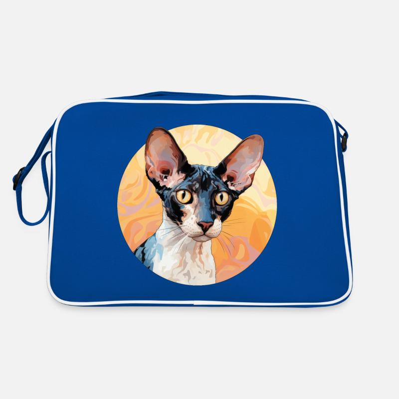 Cornish Rex Cat Sac Retro