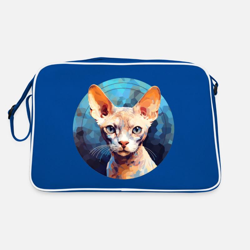 Devon Rex Katze Retro Tasche