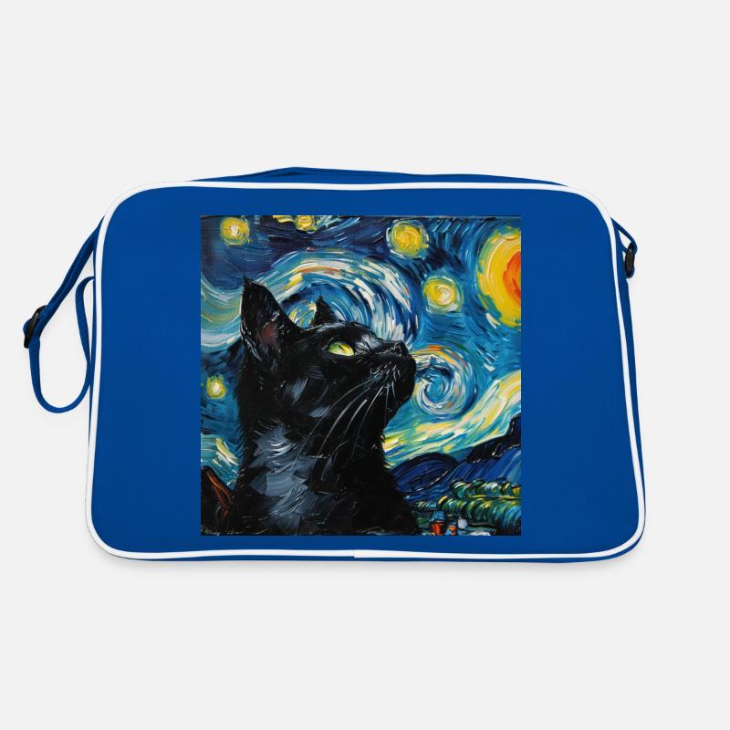 Chat, Motif De Chat Sac Retro