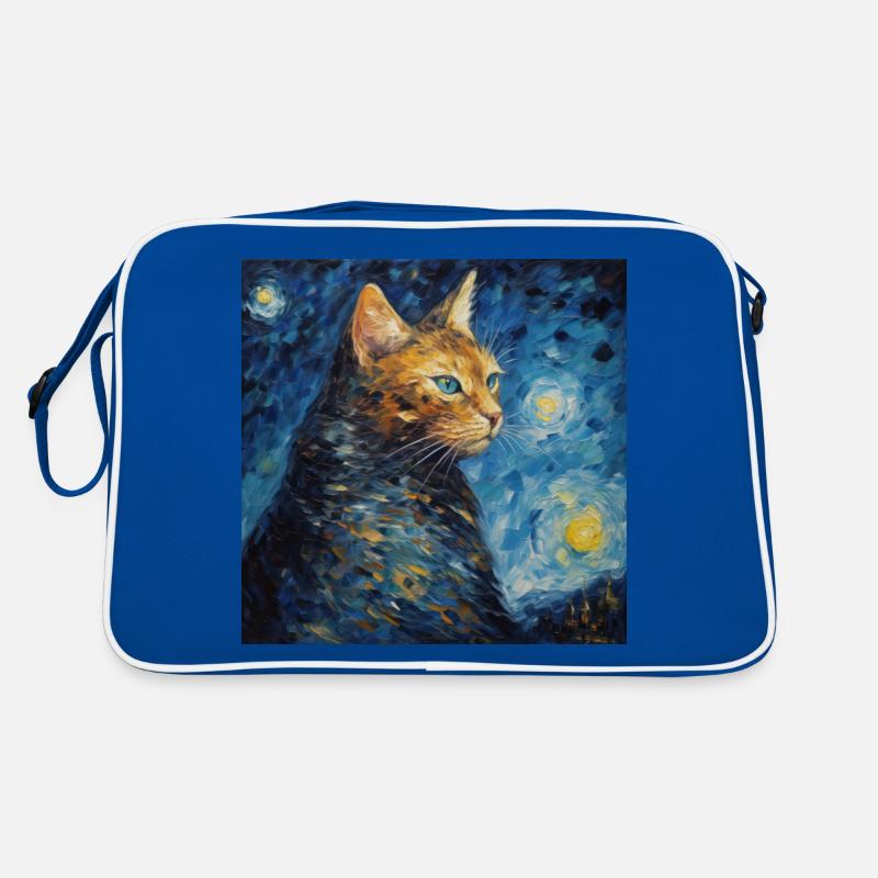 Chat, Motif De Chat Sac Retro