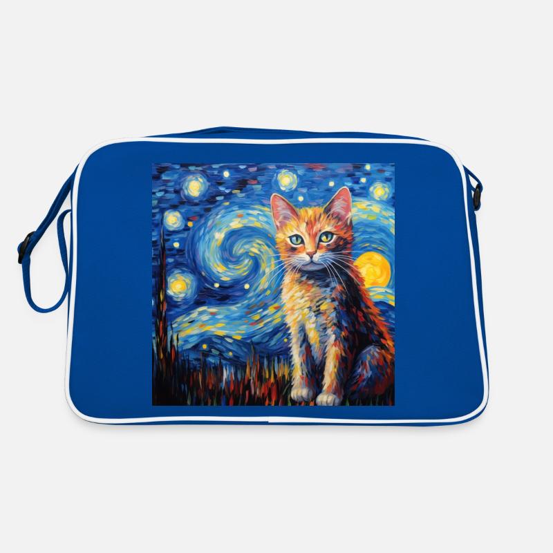 Katze, katzenmotiv Retro Tasche