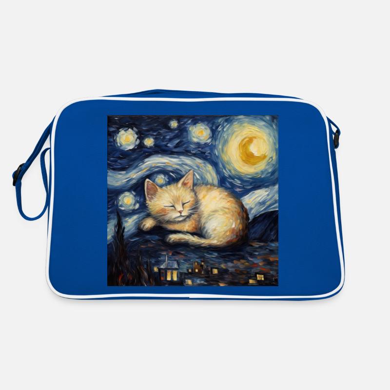 Katze, katzenmotiv, geschenk Retro Tasche
