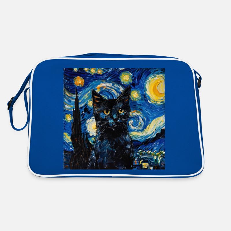 Katze, katzenmotiv, geschenk Retro Tasche