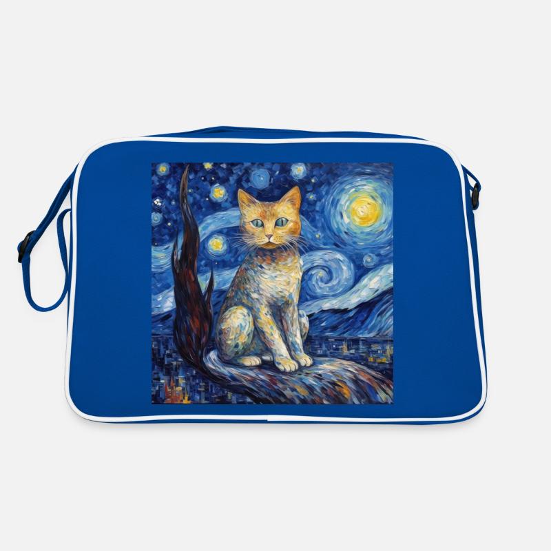 Katze, katzenmotiv, geschenk Retro Tasche