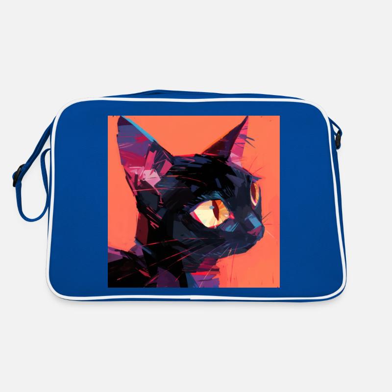 Chat, Motif De Chat Sac Retro