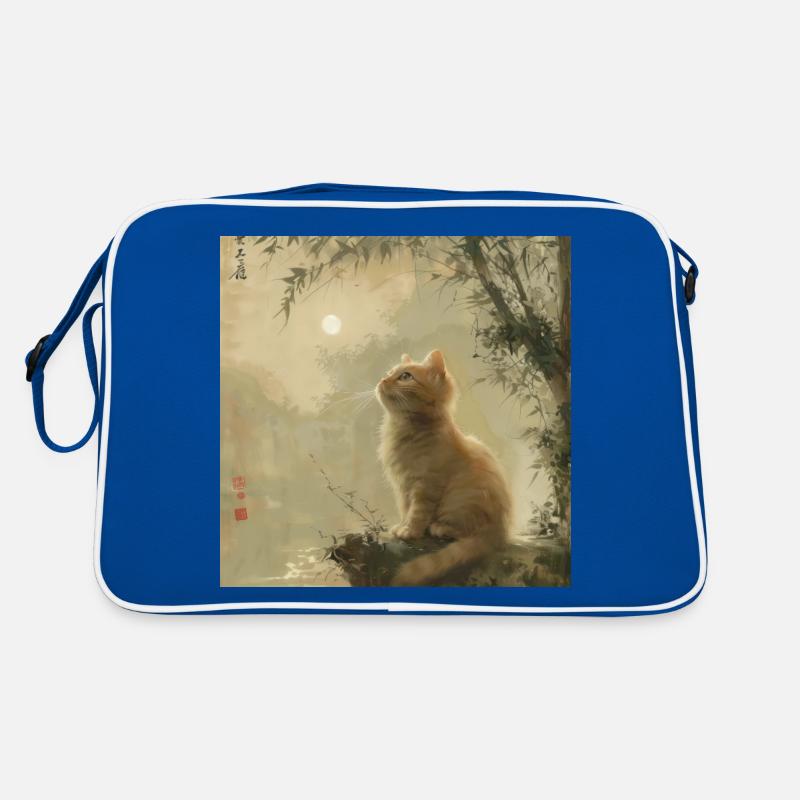 Chat, Motif De Chat Sac Retro