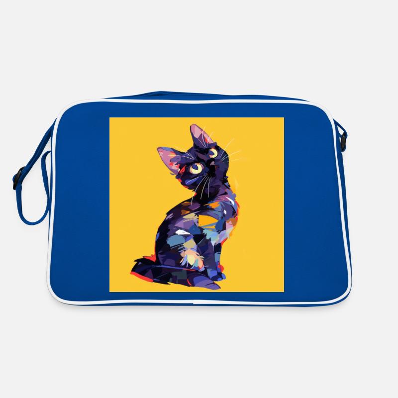 Chat, Motif De Chat Sac Retro