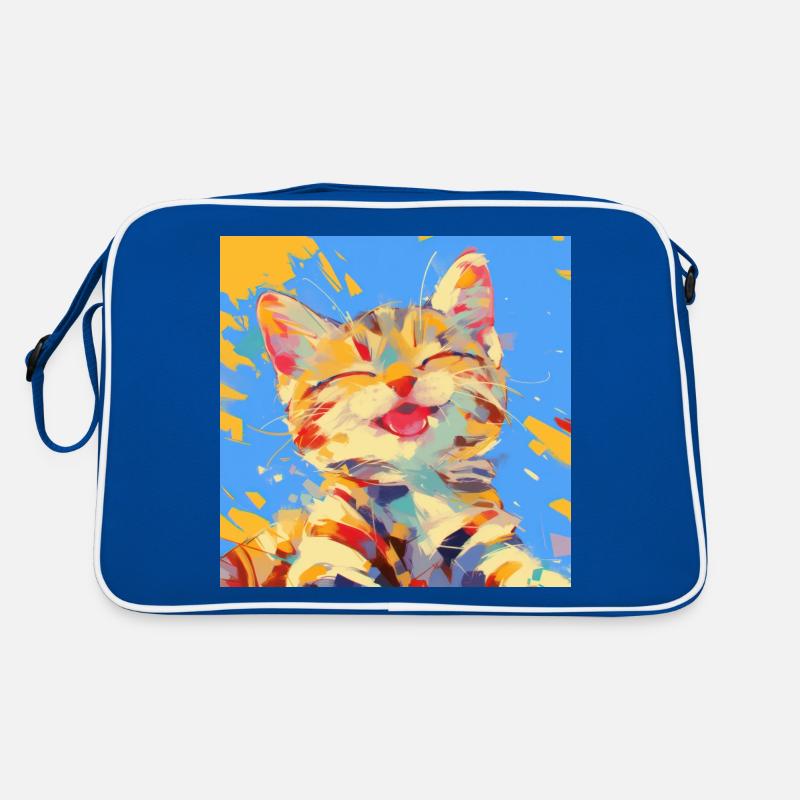 Chat, Motif De Chat Sac Retro