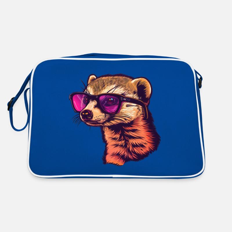 Mongoose, mongoose, sunglasses, summer, gift Retro Bag