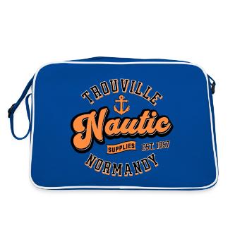 Trouville nautic supplies Normandy - Sac Retro - bleu/blanc - Dos