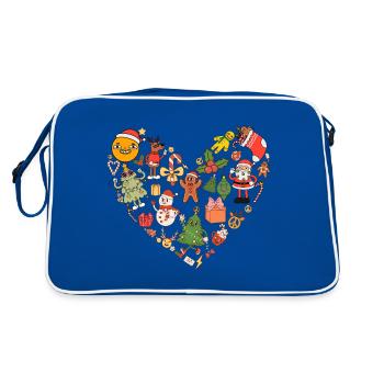 Groovy Noël, Vacances, C’est La Saison - Sac Retro - bleu/blanc - Dos