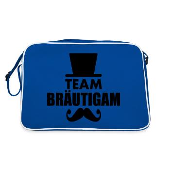 Équipe Groom - Sac Retro - bleu/blanc - Dos