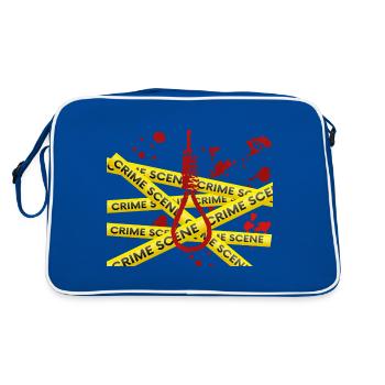 Forensic evidence - Kripo Polizei Forensics - Retro Bag - blue/white - Back