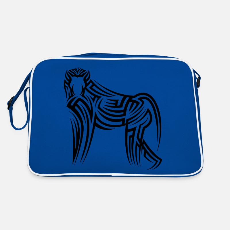 Monkey affe Tribal Tattoo Retro Tasche