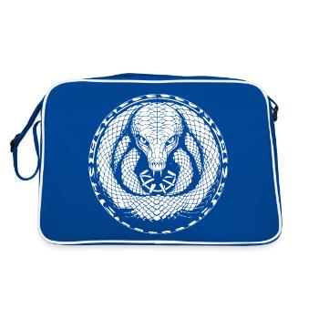 Serpent - Sac Retro - bleu/blanc - Dos
