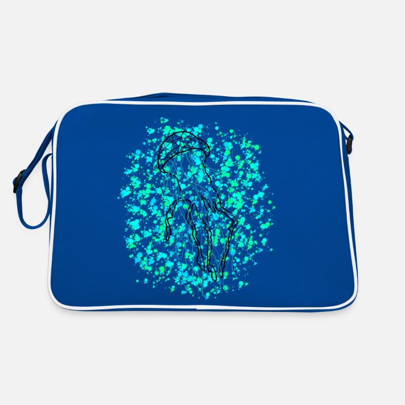 Jellyfishh GeomeTRIX bunt Retro Tasche