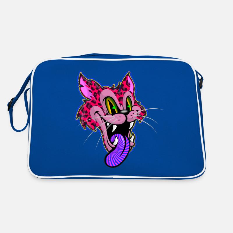 Leopard Comic Psychedelic Retro Bag