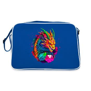 Dragon Die V.3 - Sac Retro - bleu/blanc - Dos